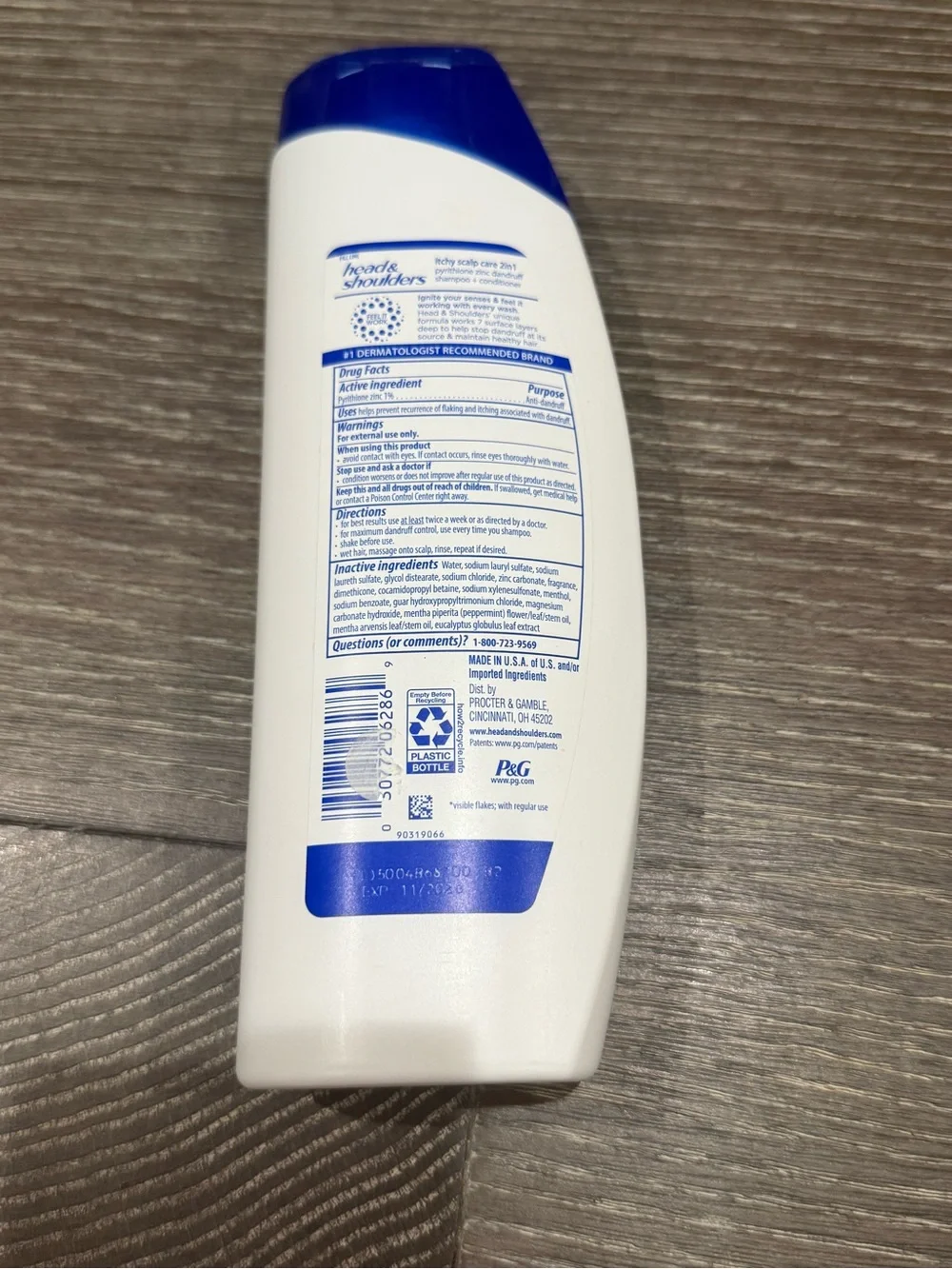 NWT Head & Shoulders Itchy Scalp Care 2-in-1 Shampoo & Conditioner